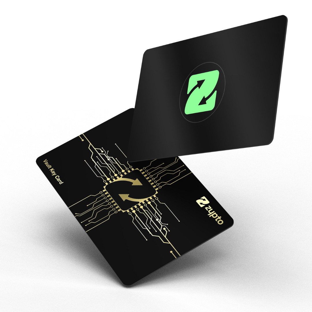 Vault Key Card cold storage hardware wallet